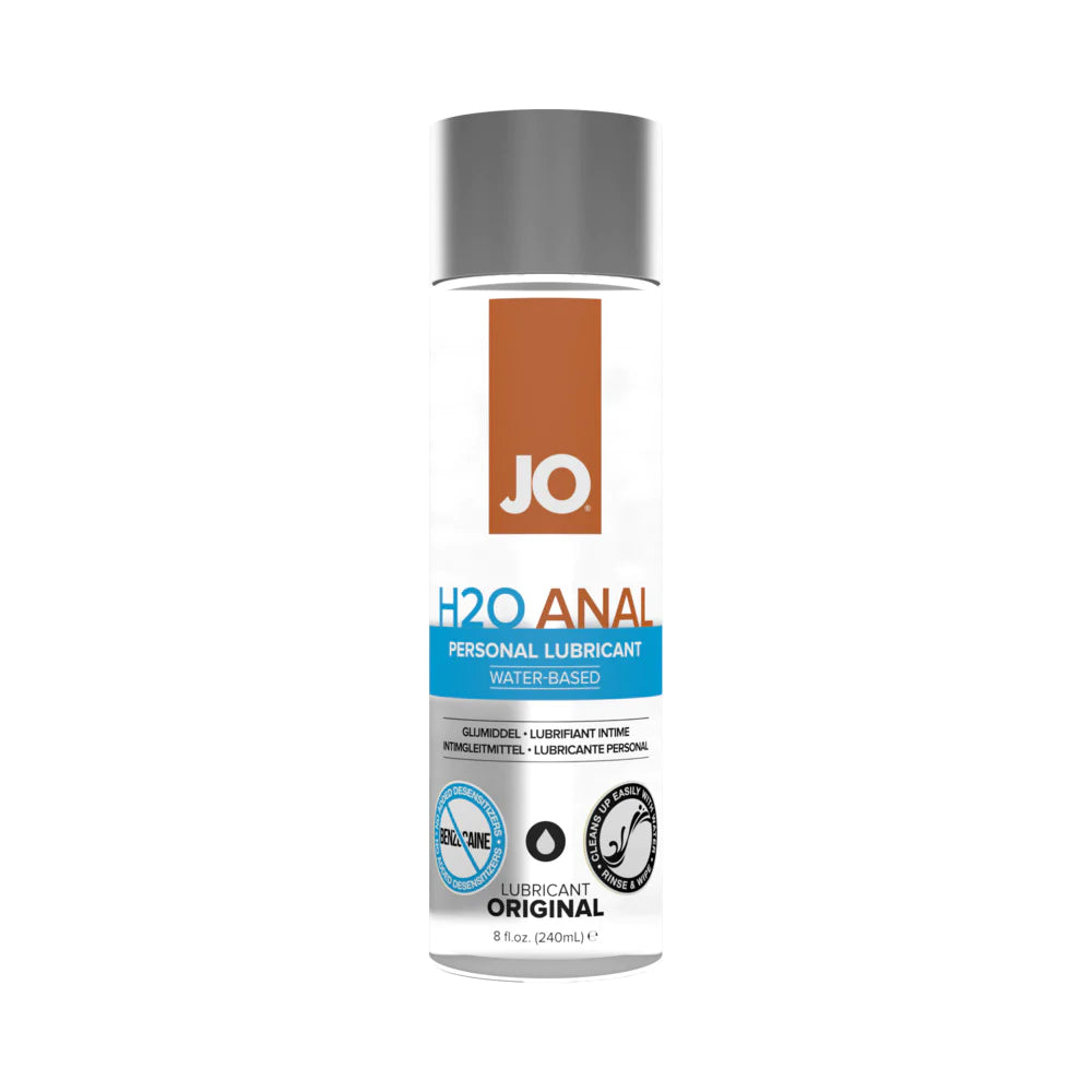 JO H2O Anal Original Water-Based Lubricant 8 oz.