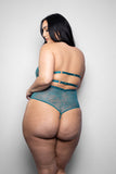 Kasmira Lace Halter Teddy