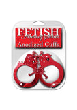 Fetish Fantasy Anodized Cuffs Red