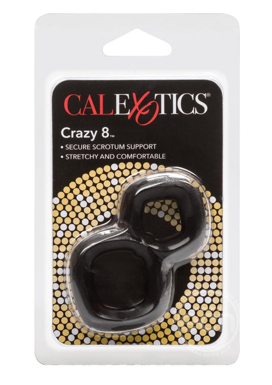 Crazy 8 Cock Ring - Black