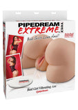 Pipedream Extreme Toyz Bad Girl Vibrating Ass Masturbator - Pussy and Butt - Vanilla