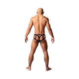 Male Power KaleiDickscope Strappy Ring Jock Black