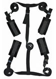 Sex & Mischief Bed Bondage Restraint Kit - Black