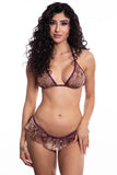 Rattle Mesh Skirt Bikini