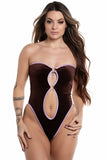 3007 Velvet Bodysuit - OS