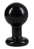 The Classic Round Butt Plug Black Medium