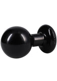 The Classic Round Butt Plug Black Medium