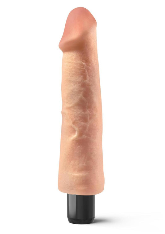 Pipedream Real Feel Lifelike Toyz No. 9 Realistic 8 in. Vibrating Dildo Beige