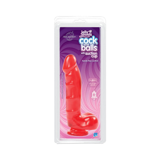 Jelly Jewel Cock & Balls Suct.