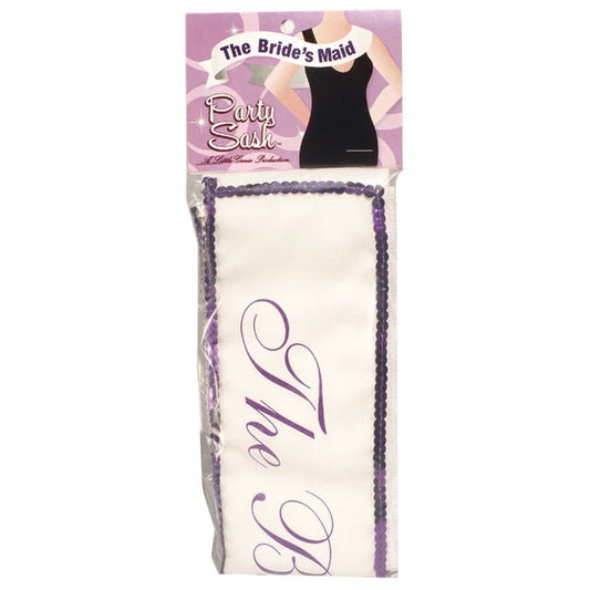 Bridesmaid Sash Black