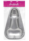 Bachelorette Party Favors Pecker Cake Pan 10in x 6in - Silver