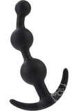 Booty Call Booty Beads Silicone Anal Beads - Black