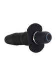 Booty Call Booty Buzz Silicone Vibrating Butt Plug - Black