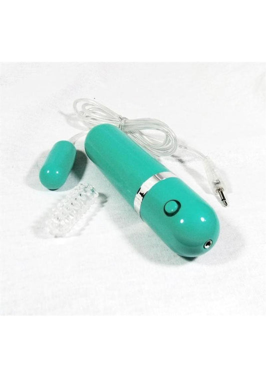 Ahhh Vibrating Bullet Of Love with Remote Control - Teal