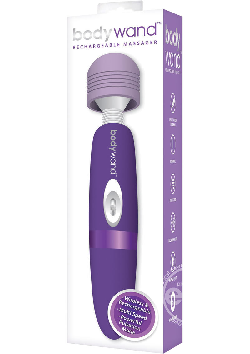 Bodywand Rechargeable Silicone Wand Massager - Purple