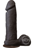 The Realistic Cock Ultraskyn Dildo 8in - Black