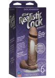 The Realistic Cock - UR3 - 6 Inch Brown