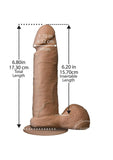 The Realistic Cock - UR3 - 6 Inch Brown