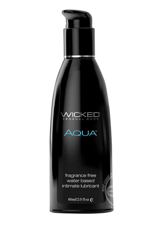 Wicked Aqua Water Based Lubricant Fragrance Free 2oz