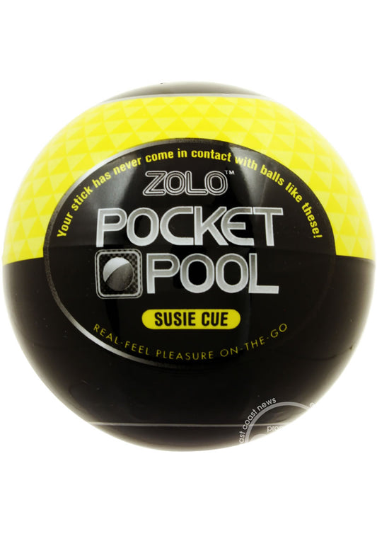 ZOLO Pocket Pool Susie Cue Masturbator Sleeve - Yellow