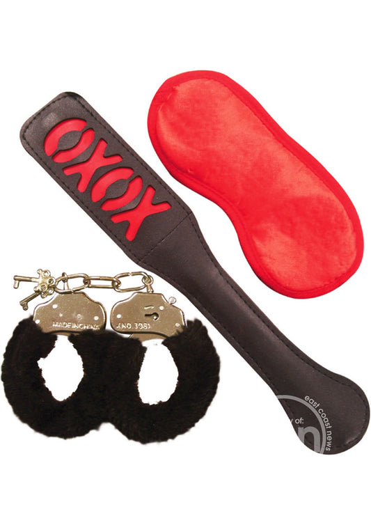 Sex & Mischief Collection Sweet Punishment Kit - Black/Red