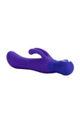 Double Dancer Silicone Rabbit Vibrator - Purple