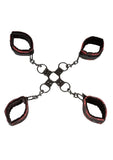 Scandal Hog Tie - Red/Black