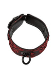 Scandal Collar with Leash - Red/Black