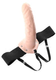 Fetish Fantasy Series Hollow Strap-On Dildo and Adjustable Harness 8in