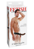 Fetish Fantasy Series Hollow Strap-On Dildo and Adjustable Harness 8in