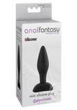 Anal Fantasy Collection Mini Silicone Plug Kit 3in - Black