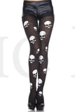 ML Skull Head Pantyhose - OS