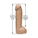 Vac-U-Lock Realistic Hung Dildo 12in