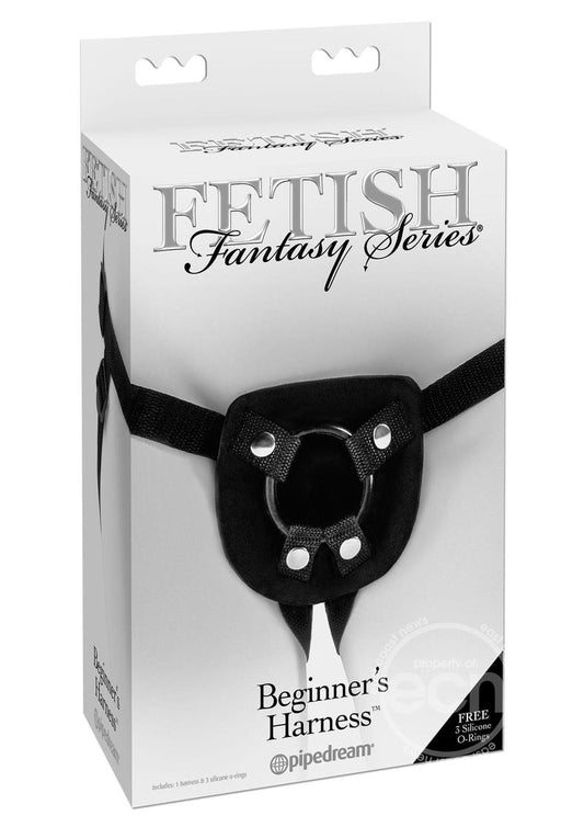 Fetish Fantasy Series Beginner's Adjustable Harness - Black