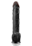 Pipedream Real Feel Deluxe No. 12 Realistic 12 in. Vibrating Dildo With Balls and Suction Cup