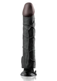 Pipedream Real Feel Deluxe No. 12 Realistic 12 in. Vibrating Dildo With Balls and Suction Cup