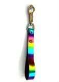 METALLIC RAINBOW LEASH WITH PANIC SNAP