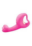 Bodywand G-Play Ultimate Ergonomic Rechargeable Silcone Come Hither Squirt Trainer with Clitoral Stimulator - Pink