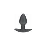 Ouch! Smooth Silicone Anal Plug Small 2.6 in. Gun Metal