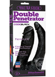 Vac-U-Lock CodeBlack Double Penetrator Dildo - Black