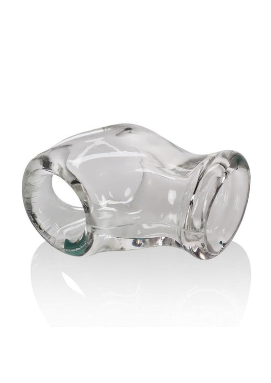 Oxballs Atomic Jock Unit-X Cock Ring and Ball Stretcher 3in - Clear