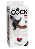 King Cock Strap on Harness with Dildo 8in