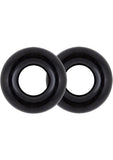 Stay Hard Donut Rings Oversized (2 pack) - Black