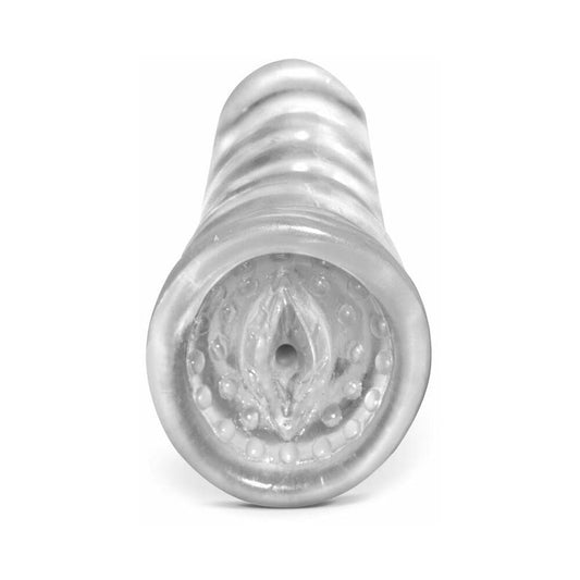 PDX HEAD-Master Snatch Vaginal Stroker Clear