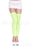 FOOTLESS ACRYLIC THIGH HI LEG WARMER