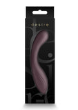 Desire Collection Pure Rechargeable Silicone Vibrator - Grey