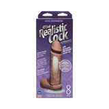 The Realistic Cock - UR3 - 8 Inch Brown