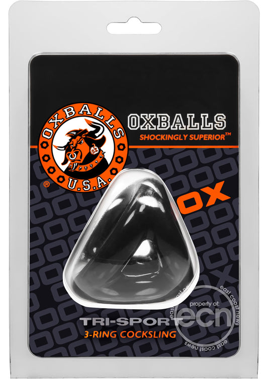 Oxballs Atomic Jock Tri-Sport Cock Ring - Black