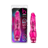 B Yours Vibe 4 Vibrating Dildo 8in - Pink