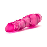 B Yours Vibe 4 Vibrating Dildo 8in - Pink